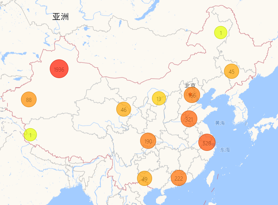 同学分布图